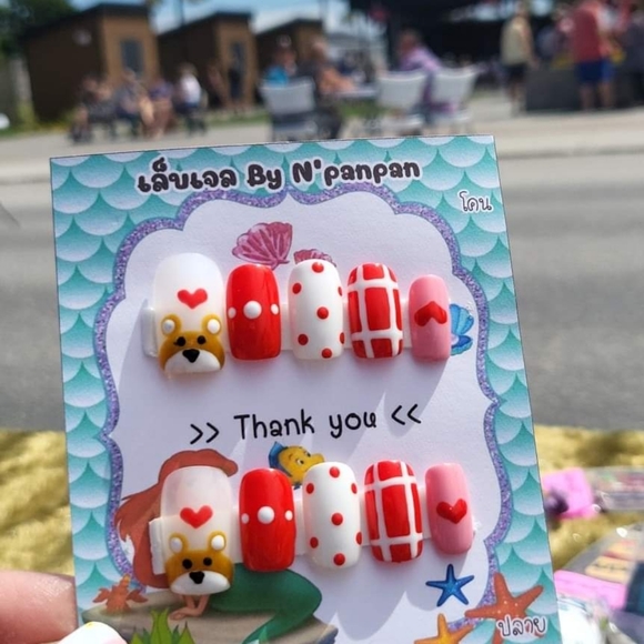 Gel Nail Stick on (hamdmade) - Picture 6 of 17